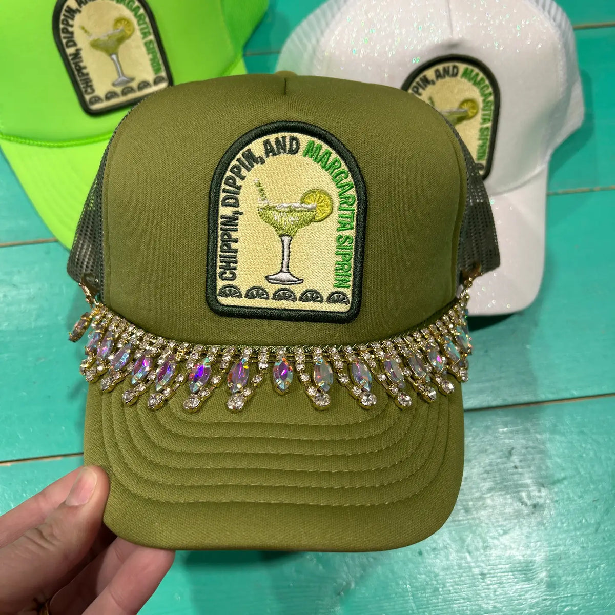 Chippin', Dippin', Margarita Sippin' Trucker - BIG FRENCHIES