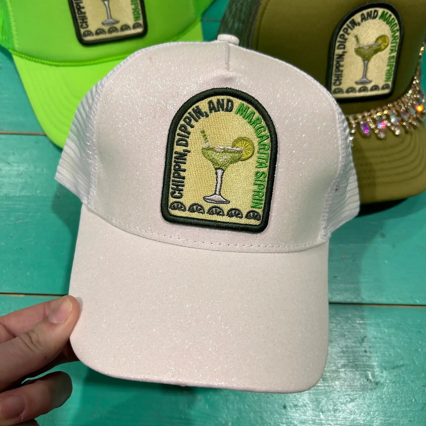 Chippin', Dippin', Margarita Sippin' Trucker - BIG FRENCHIES