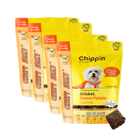 Cricket & Sweet Potato Jerky Dog Treats, 4-Pack