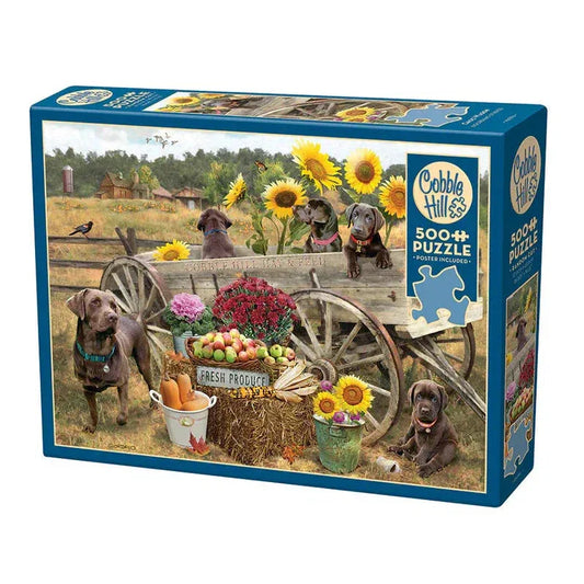 Choc Wagon 500 Piece Jigsaw Puzzle Cobble Hill - BIG FRENCHIES