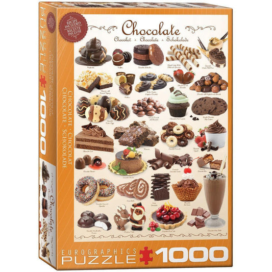 Chocolate 1000 Piece Jigsaw Puzzle Eurographics - BIG FRENCHIES