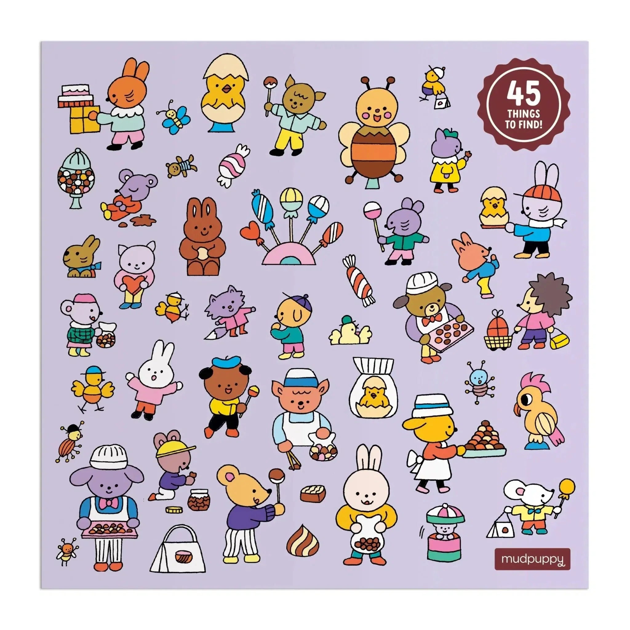 Chocolate Shop Search & Find 500 Piece Jigsaw Puzzle Mudpuppy