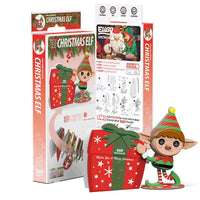 Christmas Elf 3D Cardboard Model Kit Eugy