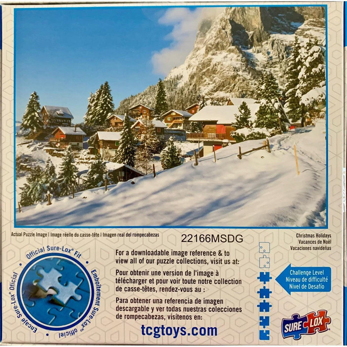 Christmas Holidays Winter Wonderland 1000 Piece Jigsaw Puzzle Sure Lox - BIG FRENCHIES