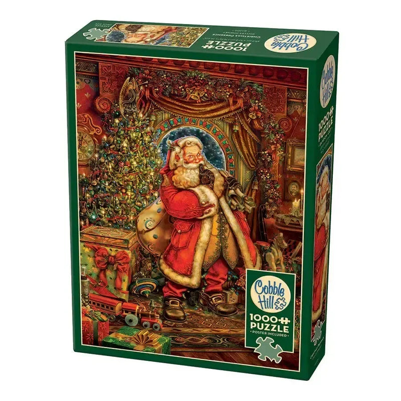 Christmas Presence 1000 Piece Jigsaw Puzzle Cobble Hill - BIG FRENCHIES