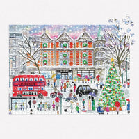 Christmas in London 1000 Piece Jigsaw Puzzle Galison - BIG FRENCHIES