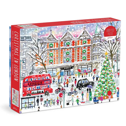 Christmas in London 1000 Piece Jigsaw Puzzle Galison - BIG FRENCHIES