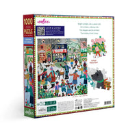 Christmas in the Square 1000 Piece Jigsaw Puzzle eeBoo - BIG FRENCHIES