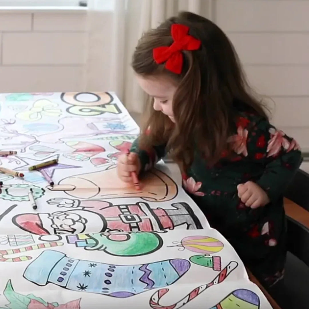 Christmas Coloring Tablecloth - BIG FRENCHIES