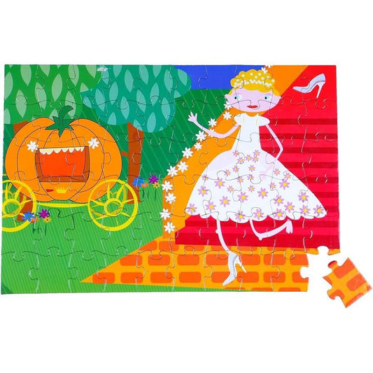 Cinderella 48 Piece Jigsaw Puzzle Purple Cow - BIG FRENCHIES