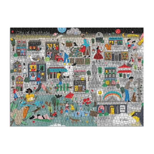 City of Gratitude 1000 Piece Jigsaw Puzzle Galison - BIG FRENCHIES