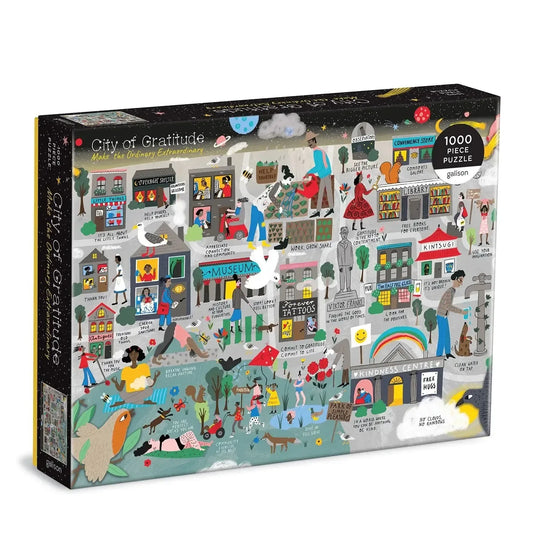 City of Gratitude 1000 Piece Jigsaw Puzzle Galison - BIG FRENCHIES