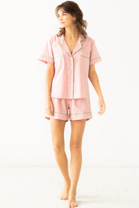 SALUA Classic Shorties Pajamas in Woven Cotton - BIG FRENCHIES