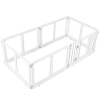 Clear Plastic Dog Playpen with Door - 8 Panel