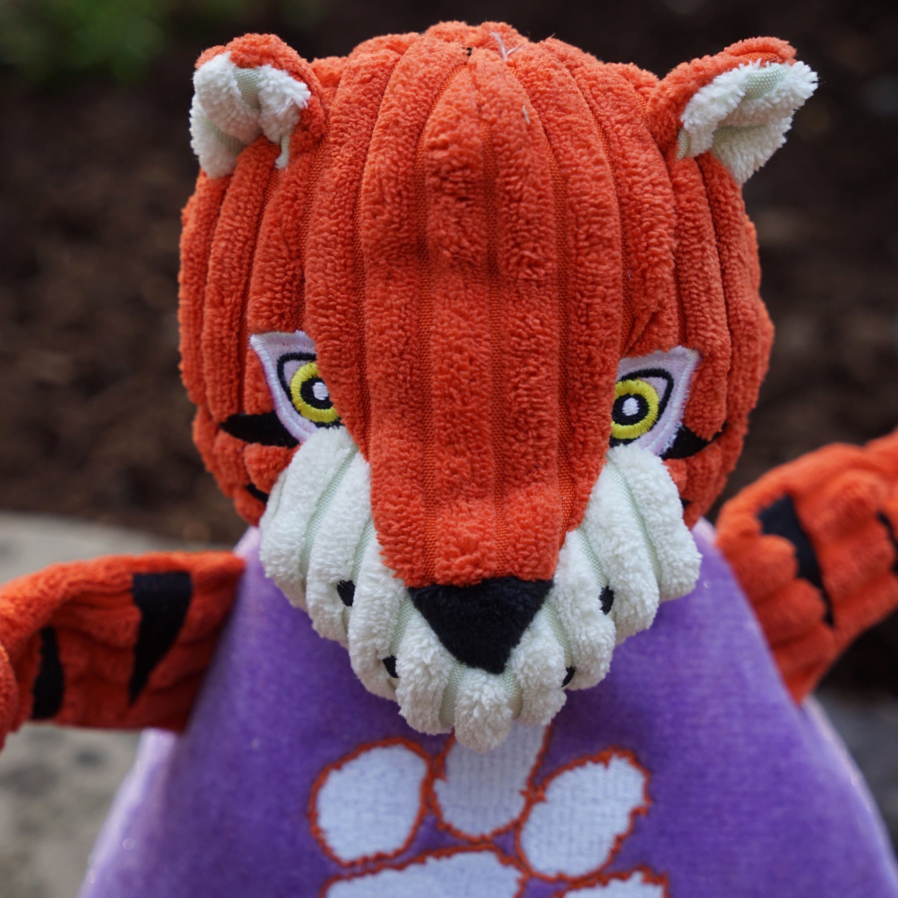 NCAA Clemson University, The Tiger Knottie® Plush Dog Toy - BIG FRENCHIES