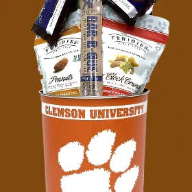 JGB Sports - Clemson Tigers Gift Tin Basket - Made In America - BIG FRENCHIES