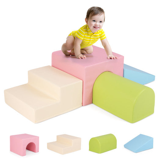Climb and Crawl Foam Block Play Set for Infant Baby-Multicolor - BIG FRENCHIES