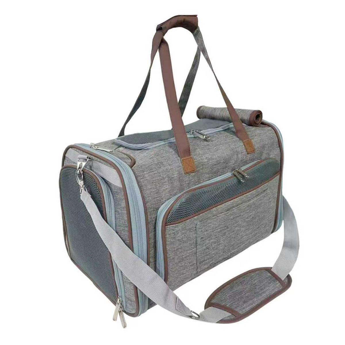 Mr. Peanut's Gold Series Standard Size Airline Compliant Expandable Pet Carrier V3.0 - BIG FRENCHIES