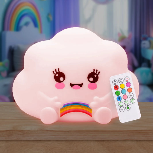 LumiPets® Kawaii Cloud - Children's Nursery Touch Night Light - BIG FRENCHIES