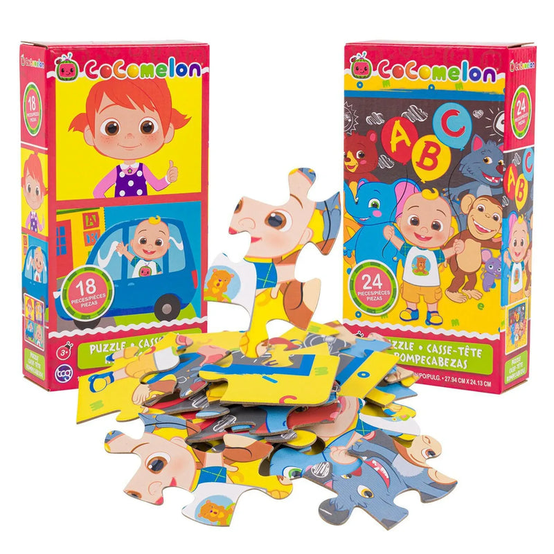 CoComelon Set of 2 Kid Puzzles 18 & 24 Piece Jigsaw Puzzles Sure Lox - BIG FRENCHIES