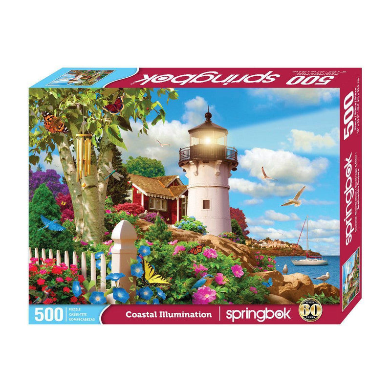 Coastal Illumination 500 Piece Jigsaw Puzzle Springbok - BIG FRENCHIES