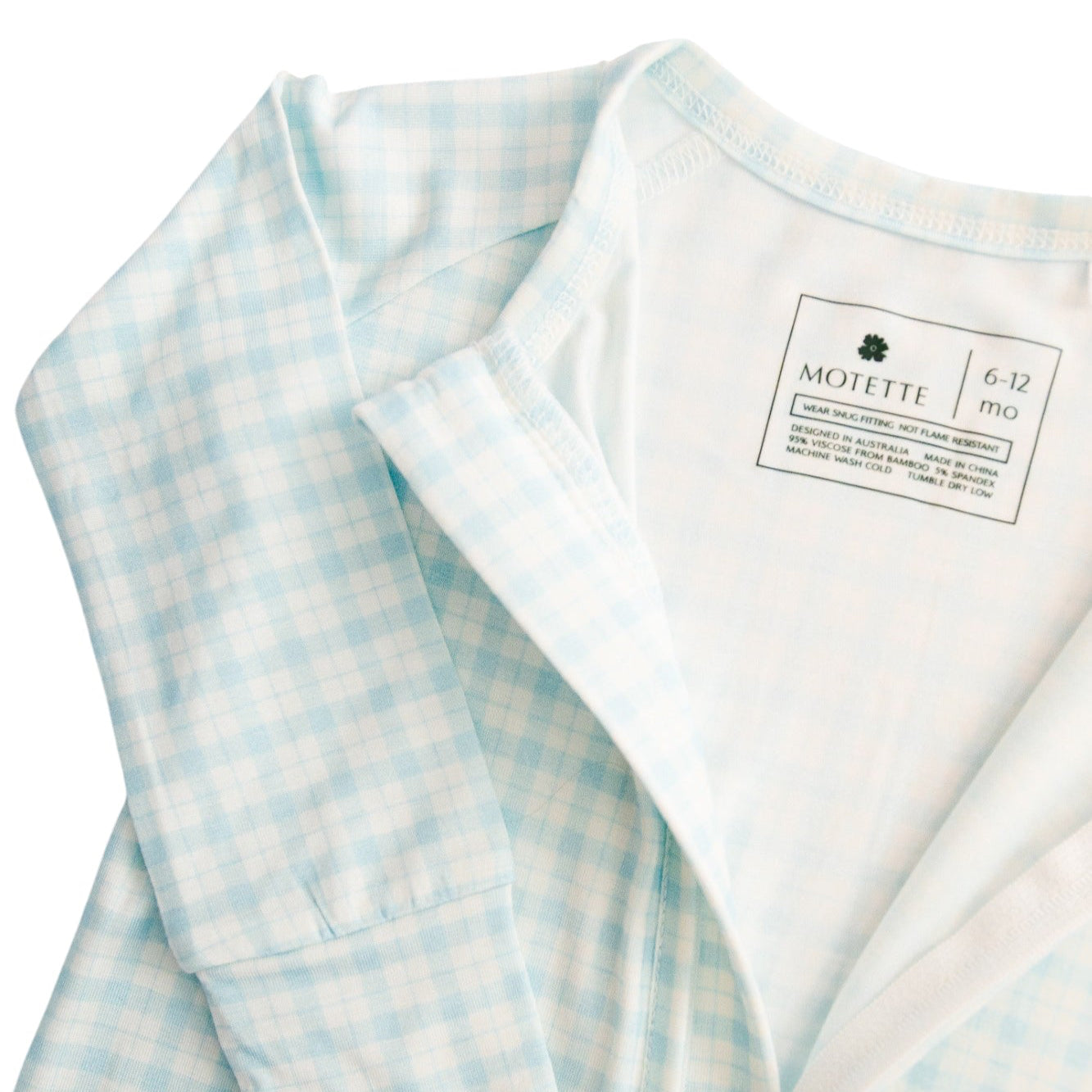 Coastal Check Bamboo Sleeper - BIG FRENCHIES