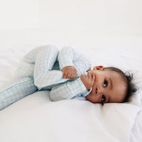Coastal Check Bamboo Sleeper - BIG FRENCHIES