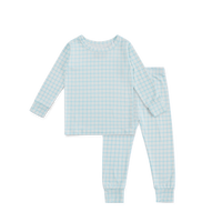 Coastal Check Bamboo Toddler Pajama Set - BIG FRENCHIES