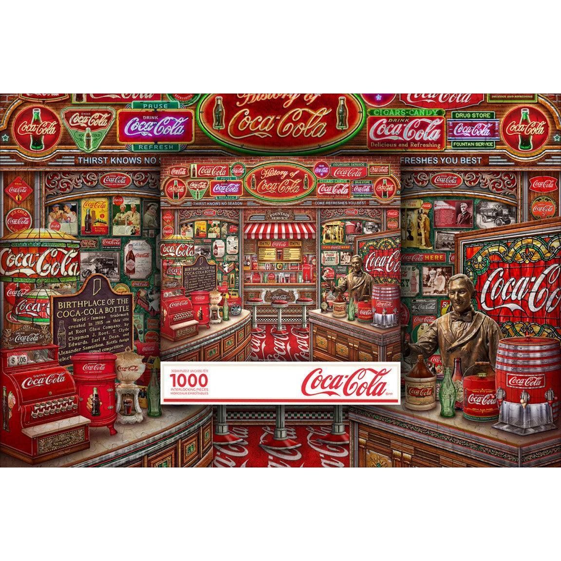 Coca-Cola History 1000 Piece Jigsaw Puzzle Springbok