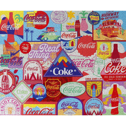 Coca-Cola Outdoor Escape 1000 Piece Jigsaw Puzzle Springbok - BIG FRENCHIES
