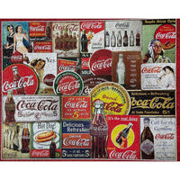 Coca-Cola Tin Signs 1000 Piece Jigsaw Puzzle in Tin Springbok