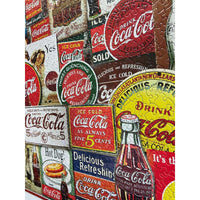 Coca-Cola Tin Signs 1000 Piece Jigsaw Puzzle in Tin Springbok