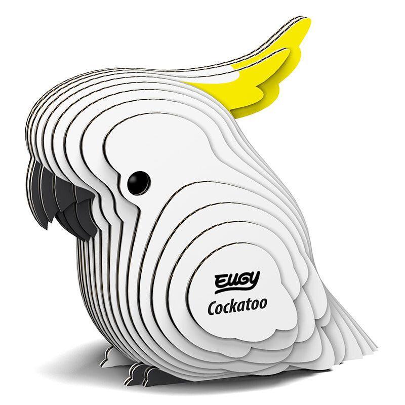 Cockatoo 3D Cardboard Model Kit Eugy - BIG FRENCHIES
