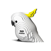 Cockatoo 3D Cardboard Model Kit Eugy