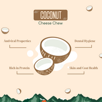 Coconut Cheese Chews for Dogs