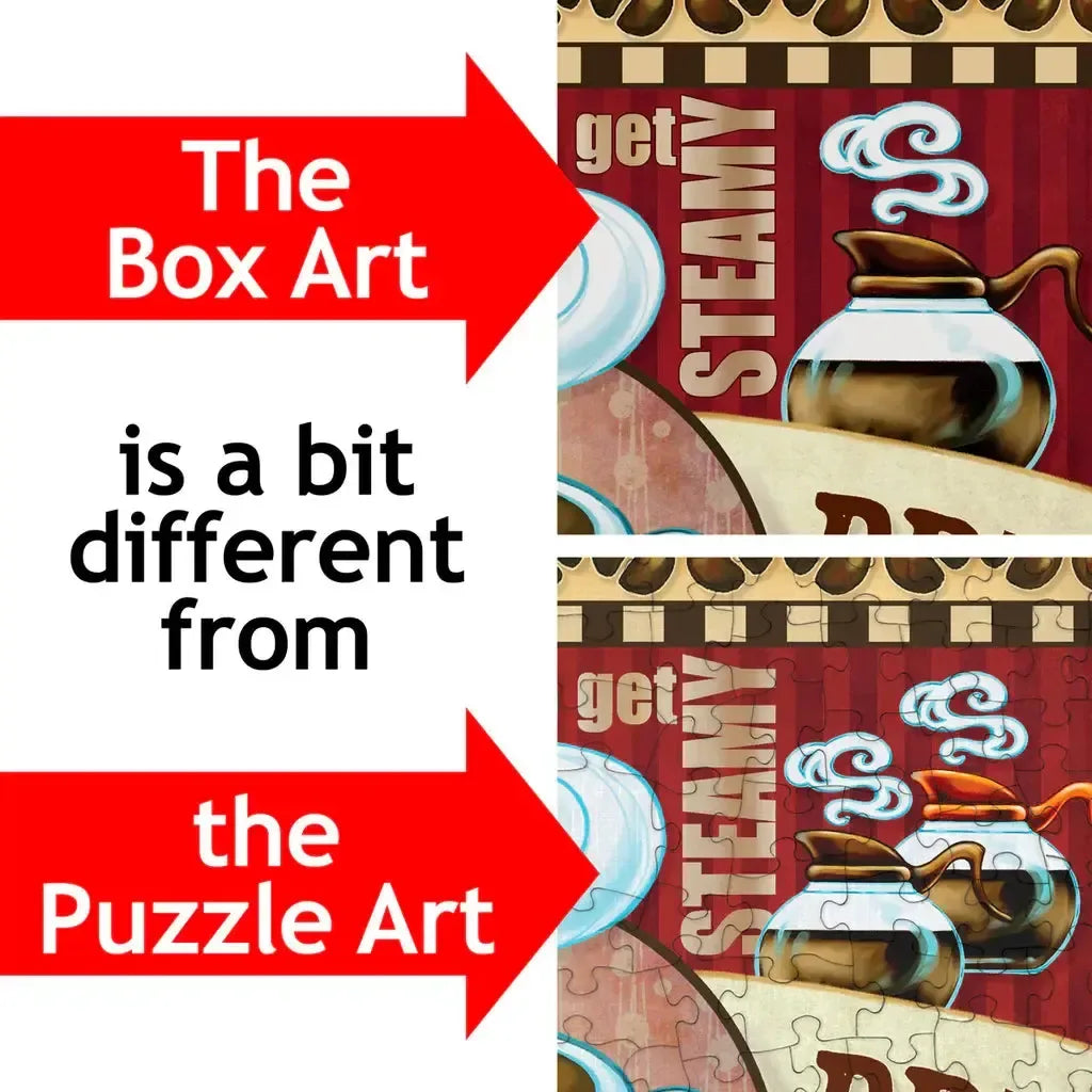 Coffee Break "Something's Amiss!" 1000 Piece Jigsaw Puzzle PuzzleTwist - BIG FRENCHIES