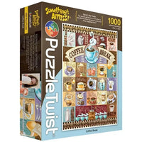 Coffee Break "Something's Amiss!" 1000 Piece Jigsaw Puzzle PuzzleTwist - BIG FRENCHIES