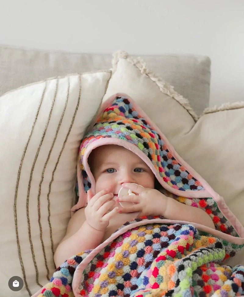Pom Pom Baby Swaddle Blanket - BIG FRENCHIES