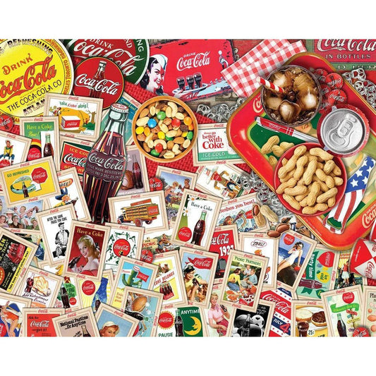 Collector's Table Coca-Cola 500 Piece Jigsaw Puzzle Springbok - BIG FRENCHIES