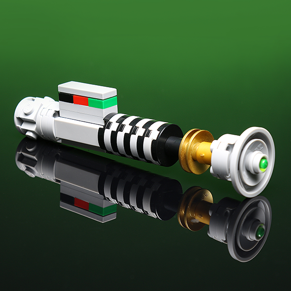 Luke's Green Mini Saber made using LEGO parts - B3 Customs-Custom LEGO Kit-BIG FRENCHIES-B3 Customs