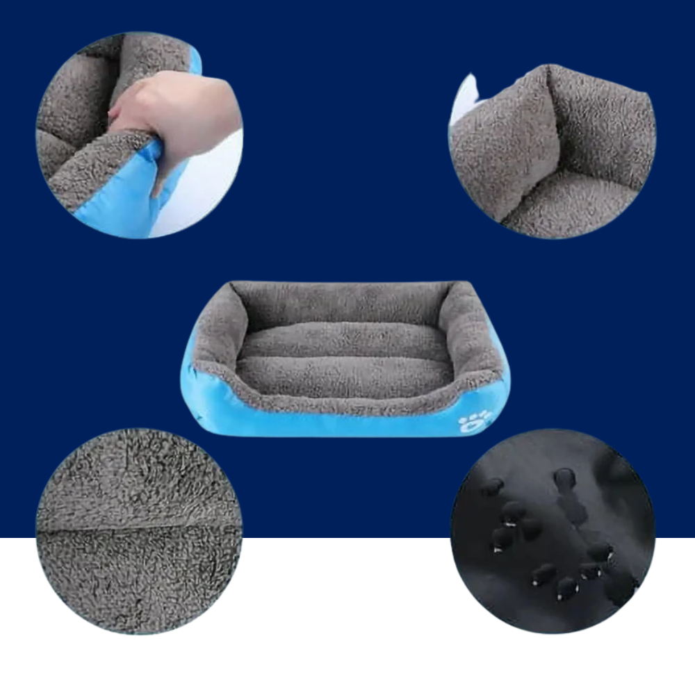 Color Square Winter Warm Pet Bed – Dog & Cat House - BIG FRENCHIES