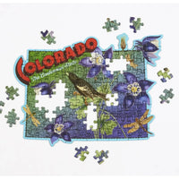 Colorado 100 Piece Mini Shaped Jigsaw Puzzle Galison - BIG FRENCHIES