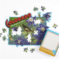 Colorado 100 Piece Mini Shaped Jigsaw Puzzle Galison - BIG FRENCHIES