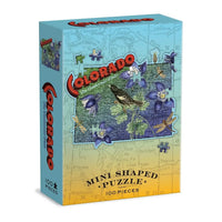Colorado 100 Piece Mini Shaped Jigsaw Puzzle Galison - BIG FRENCHIES