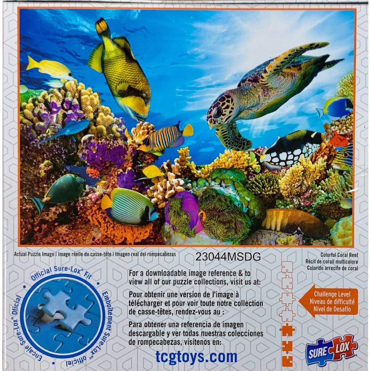 Colorful Coral Reef Puzzler's Choice 300 Piece Jigsaw Puzzle Sure Lox