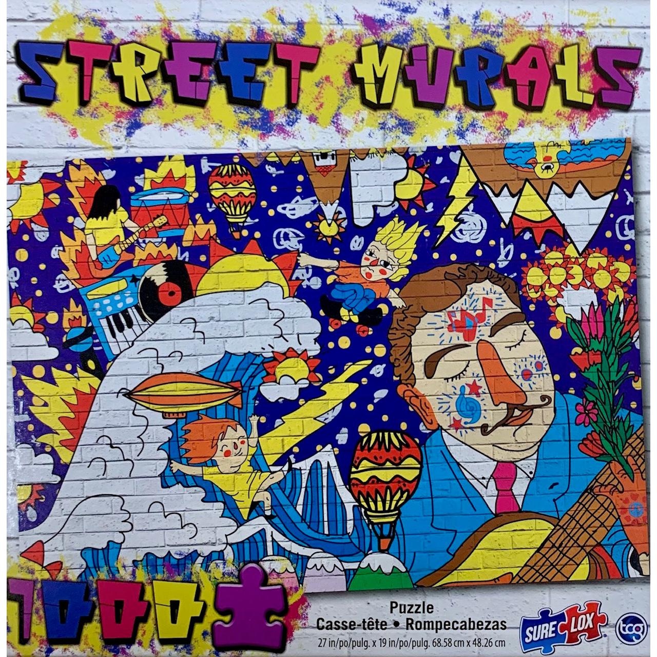 Colorful Mural Street Murals 1000 Piece Jigsaw Puzzle Sure Lox