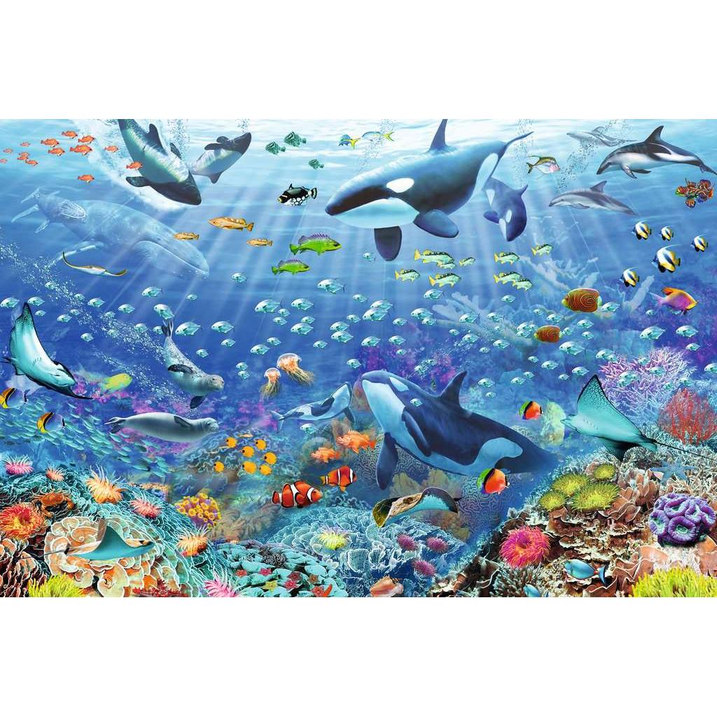 Colorful Underwater World 3000 Piece Jigsaw Puzzle Ravensburger