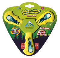 Comet Boomerangs - Soft and Safe foam boomerang for Kids as young as 6.