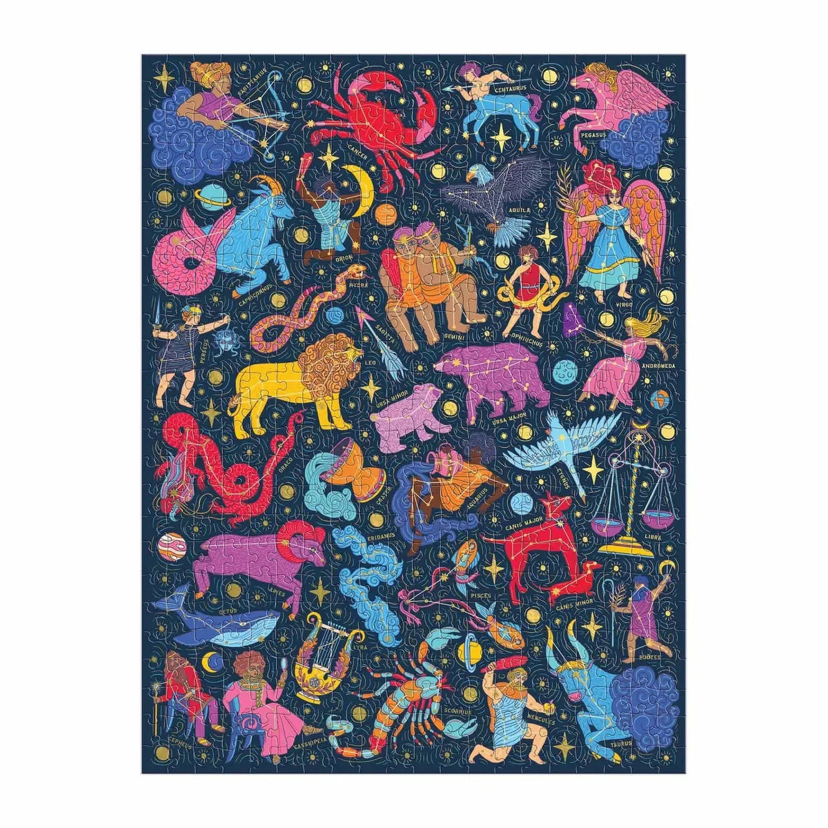 Constellations 101: Stargazing 500 Piece Jigsaw Puzzle Galison - BIG FRENCHIES