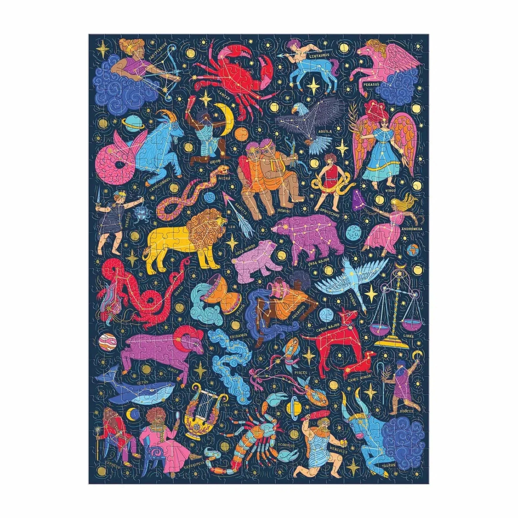 Constellations 101: Stargazing 500 Piece Jigsaw Puzzle Galison - BIG FRENCHIES